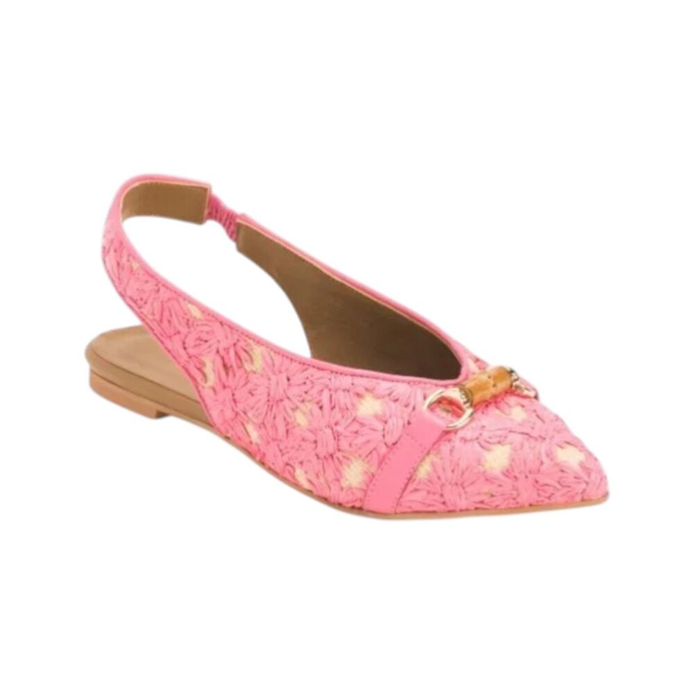 NILA & NILA Made In Italy Embroidered Sling Back Shoes